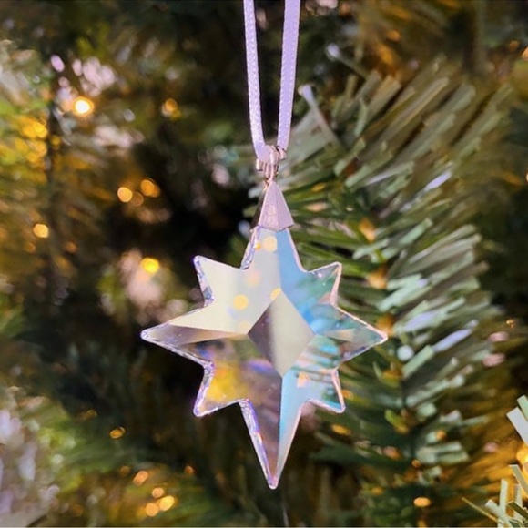 NWT Swarovski Small Star Ornament, Aurora Borealis - Picture 2 of 5